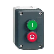 XALD213 | Schneider Electric | Caixa de Comando 2 Botões Verde I Vermelho O 1NA+1NF