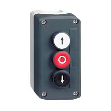 XALD324 | Schneider Electric | Caixa de Comando 3 Botões Seta Cima Baixo Stop para Talhas XALD324