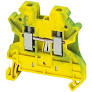 NSYTRV22PE | Schneider Electric | Borne Terra 2.5mm² Verde/Amarelo Sistema Mola