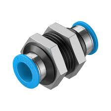 QSS-12 | Festo | Conexão Rápida Passa-Muro Tubo 12mm QSS-12