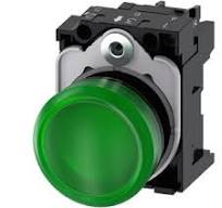 3SU1106-6AA40-1AA0 | Siemens | Sinalizador Luminoso Completo Verde 230V AC