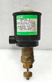 E290A384 | Asco | Válvula Solenoide Angular 1/2" NPT Corpo Aço Inox E290A384