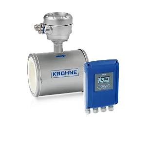 OPTIFLUX 5300 C FL DN40 PN40 Pt/ZrO2 | Krohne | Medidor de Vazão Eletromagnético OPTIFLUX 5300 C DN40 PN40 Eletrodos Pla