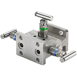 0304RT22B11 | Emerson | Manifold 2 Vias Montagem Tradicional Inox 316 para Transmissor Manométrico