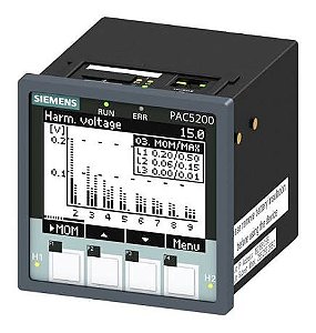 7KM5412-6BA00-1EA2 | Siemens | Analisador Qualidade Energia PAC5200 3 Fases 690V/5A Ethernet Classe 0.2S