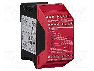 XPSCM1144P | Schneider Electric | Relé de Segurança para Cortina de Luz 2 Canais SIL3 XPSCM1144P
