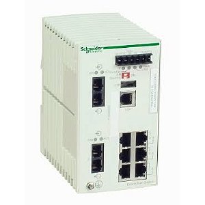 TCSESM083F2CS0 | Schneider Electric | Switch Connexium Gerenciável 8 Portas + 2 Fibra SC