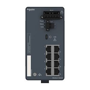 TCSEGP083F23F0 | Schneider Electric | Switch Connexium Gerenciável 8 Portas Gigabit Ethernet Cobre