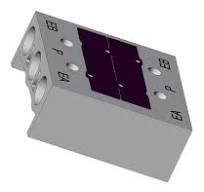 SS5Y3-20-02 | SMC | Manifold Pneumático SY3 2 Estações Body Port SS5Y3-20-02