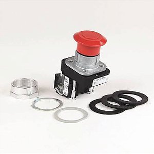 800T-FXNP16RA1 | Allen-Bradley | Botão de Emergência E-Stop Metal 30mm 800T-FXNP16RA1
