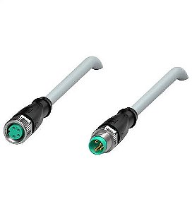 V31-GM-5M-PVC | Pepperl+Fuchs | Cabo Válvula M8 3 Pinos 5 Metros PVC
