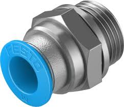 QS-G3/8-10 | Festo | Conexão Reta Rosca G3/8 Tubo 10mm