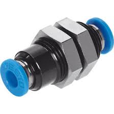 QSS-4 | Festo | Conexão Passa-Muro Tubo 4mm QSS-4