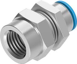 QSSF-1/4-6-B | Festo | Conexão Passa-Muro Rosca G1/4 Tubo 6mm