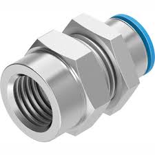 QSSF-1/4-10-B | Festo | Conexão Passa-Muro Rosca G1/4 Tubo 10mm