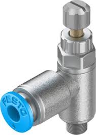 GRLA-M5-QS-4-D | Festo | Regulador de Fluxo M5 Tubo 4mm GRLA-M5-QS-4-D