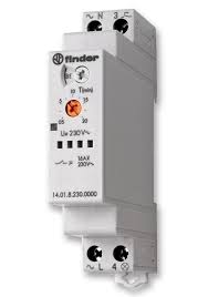 14.01.8.230.0000 | Finder | Relé Minuteria 16A 230V AC - Controle Temporizado