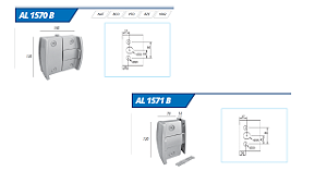 KIT FERRAGENS - 1570 B + 1571 B - BRANCO