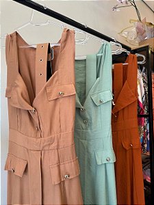VESTIDO LONGO DECOTE V