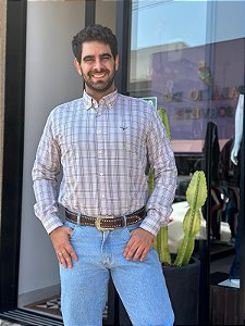 CAMISA PREMIUM MANGA LONGA XADREZ ABERTO