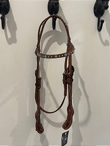 CABEÇADA DE TESTA MARGARIDA FIVELA REF:36018