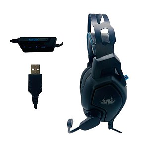 Fone De Ouvido Knup Com Microfone Headset Gamer LED RGB 487