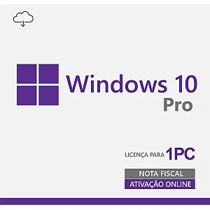Microsoft Windows 10 Pro 32/64 Bits ESD - Digital para Download - FQC-094718