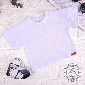 Camiseta Oversized Bebê 0 a 4 Anos – Miniatto Algodão