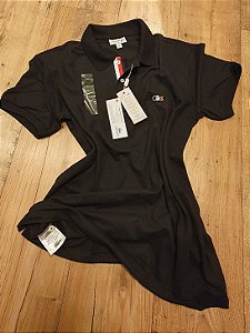 Polo Lacoste France Masculina Preta