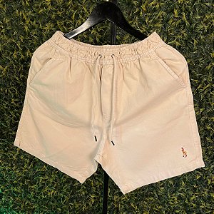Shorts Ralph Lauren Masculino em Sarja Rosa Claro