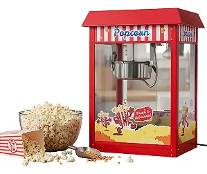 Pipoqueira Elétrica 8oz Popcorn ET-POP6A-R