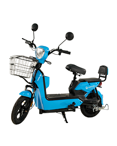 Bicicleta Scooter Elétrica 500w 48V / 20Ah JYK-01 - Azul Claro
