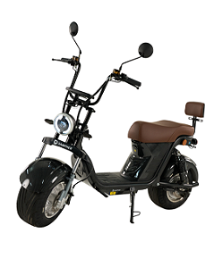 Scooter Elétrico X13 1000w, 32km, Suspensão dianteira e traseira, Luz de LED - Carbon