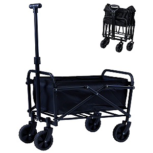 Carrinho Camping Dobrável 120kg Multifuncional Portátil