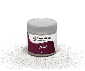 CORANTE EM PÓ PARA VELA BRANCO - 7 GRS - SARAMANIL