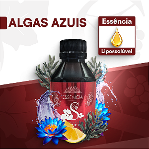ALGAS AZUIS - ESSÊNCIA LIPOSOLÚVEL - PREMIUM E CONCENTRADA PARA VELAS, SABONETES E COSMÉTICOS ARTESANAIS