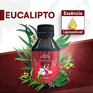 EUCALIPTO - ESSÊNCIA LIPOSOLÚVEL - PREMIUM E CONCENTRADA PARA VELAS, SABONETES E COSMÉTICOS ARTESANAIS