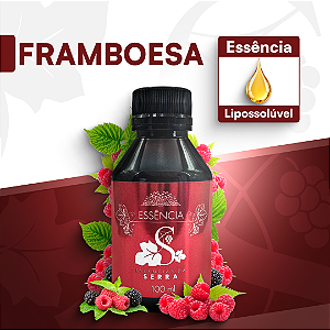 FRAMBOESA - ESSÊNCIA LIPOSOLÚVEL - PREMIUM E CONCENTRADA PARA VELAS, SABONETES E COSMÉTICOS ARTESANAIS