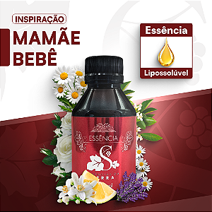 MAMÃE BEBÊ - ESSÊNCIA LIPOSOLÚVEL - PREMIUM E CONCENTRADA PARA VELAS, SABONETES E COSMÉTICOS ARTESANAIS