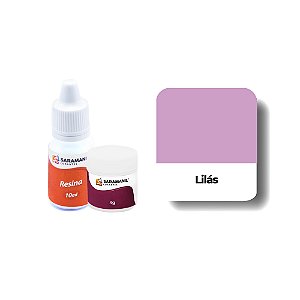 CORANTE CANDY COLOR EM PÓ PARA VELA LILÁS - 7 GRS - SARAMANIL