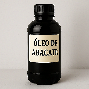 ÓLEO VEGETAL DE ABACATE 100ML PURO 100% NATURAL - INSUMO PARA COSMÉTICOS, SABONETES E HIDRATANTES