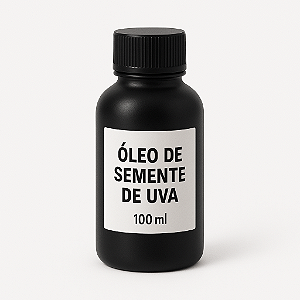 ÓLEO VEGETAL DE SEMENTE DE UVA 100ML PURO 100% NATURAL - INSUMO PARA COSMÉTICOS, SABONETES E HIDRATANTES