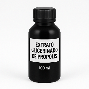 EXTRATO GLICERINADO DE PRÓPOLIS 100% PURO, NATURAL E VEGETAL - 100 MLS -