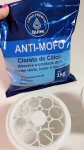 ANTI MOFO CLORETO DE CÁLCIO - BRANCO EM ESFERAS - DESUMIDIFICADOR - SUGA HUMIDADE DO AR