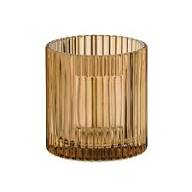 COPO DE VIDRO GRANADO ÂMBAR 250ML