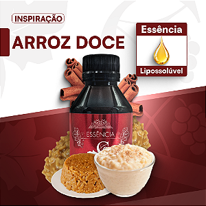 ARROZ DOCE - ESSÊNCIA LIPOSOLÚVEL - PREMIUM E CONCENTRADA PARA VELAS, SABONETES E COSMÉTICOS ARTESANAIS