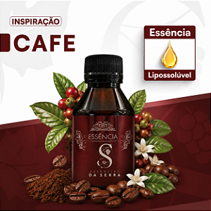 CAFÉ 100ML ESSÊNCIA LIPOSOLÚVEL - PREMIUM E CONCENTRADA PARA VELAS, SABONETES E COSMÉTICOS ARTESANAIS