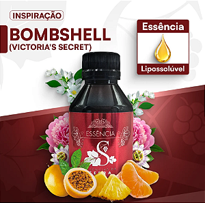 BOMBSHELL- VICTÓRIA SECRETS 100ML ESSÊNCIA LIPOSOLÚVEL - PREMIUM E CONCENTRADA PARA VELAS, SABONETES E COSMÉTICOS ARTESA