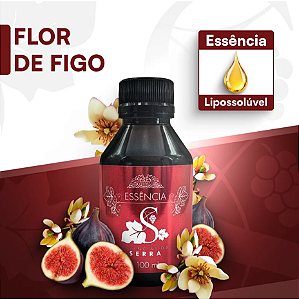 FLOR DE FIGO 100ML ESSÊNCIA LIPOSOLÚVEL - PREMIUM E CONCENTRADA PARA VELAS, SABONETES E COSMÉTICOS ARTESANAIS