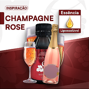 CHAMPAGNE ROSÉ 100ML ESSÊNCIA LIPOSOLÚVEL - PREMIUM E CONCENTRADA PARA VELAS, SABONETES E COSMÉTICOS ARTESANAIS